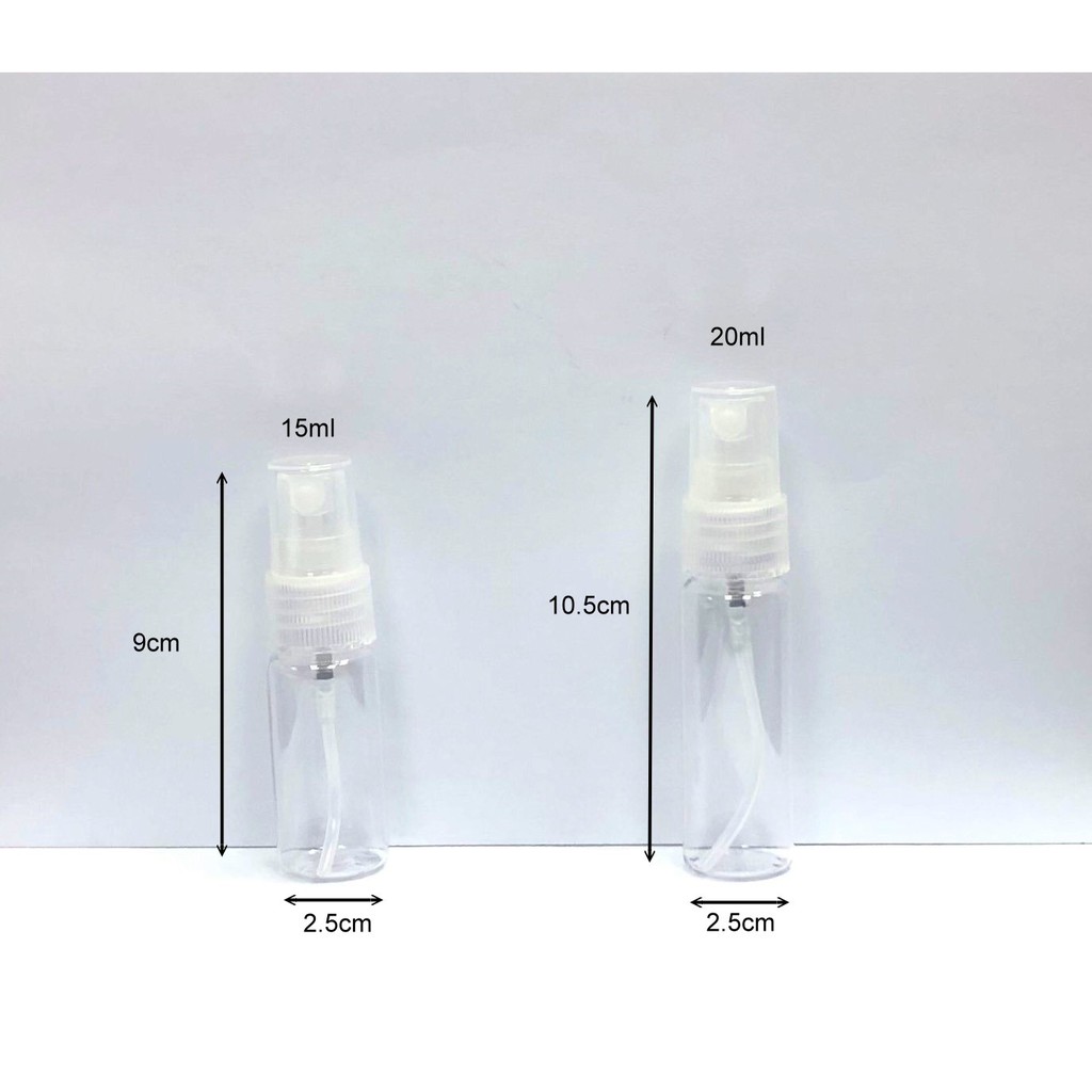 15ml 20ml　噴瓶/罐子/分裝瓶/旅行瓶/空瓶/噴霧