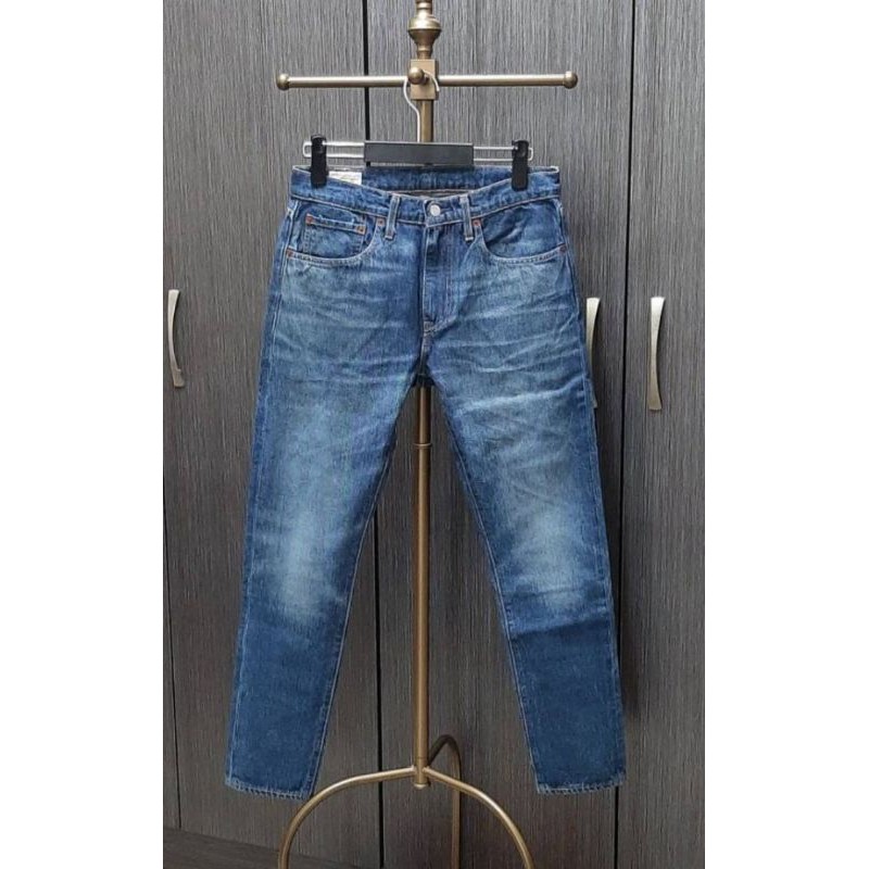 正品LEVIS512 PREMIUM 男藍色上寬下窄直筒牛仔長褲W31/L30