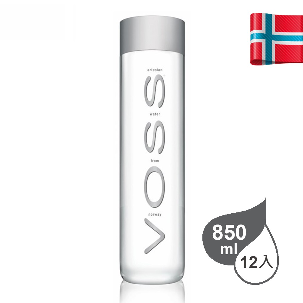 Voss 芙絲天然礦泉水 850ml (12入/箱)(寶特瓶)