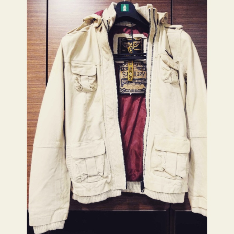 SUPERDRY極度乾燥 L65皮衣夾克 LEATHER JACKET