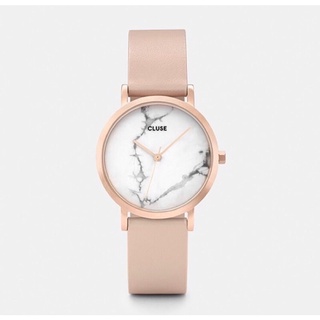 轉賣 荷蘭 CLUSE 大理石手錶 玫瑰金 裸膚色錶帶