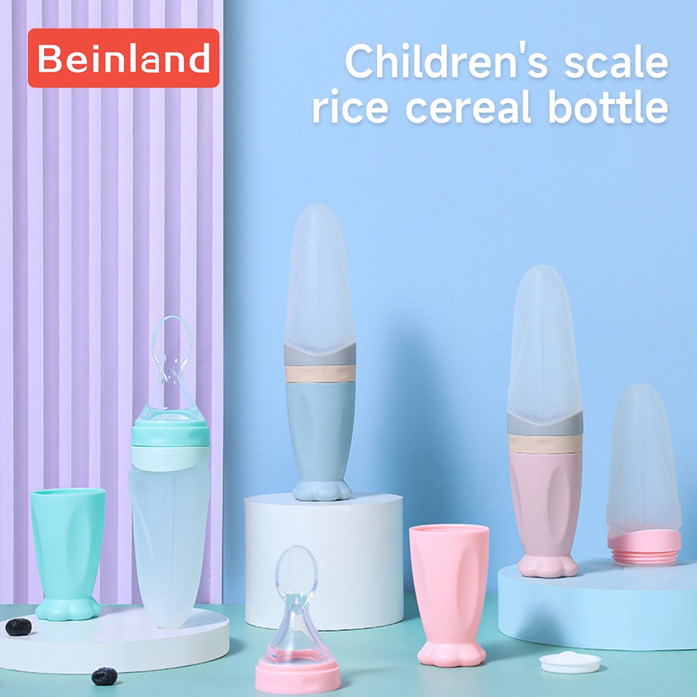 貝嬰萊嬰兒米糊軟勺奶瓶矽膠寶寶輔食神器擠壓式米粉餵養餵食器工具