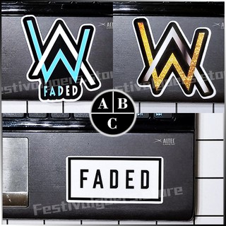FG派對人►Alan walker 星空迷幻款 電音貼紙 耐刮防水貼紙 電音 派對周邊 行李箱貼紙