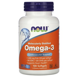 💖深海魚油Omega-3🐟健而婷 Now Foods🐠魚油膠囊 EPA DHA 1000mg 100粒 台北面交🆗