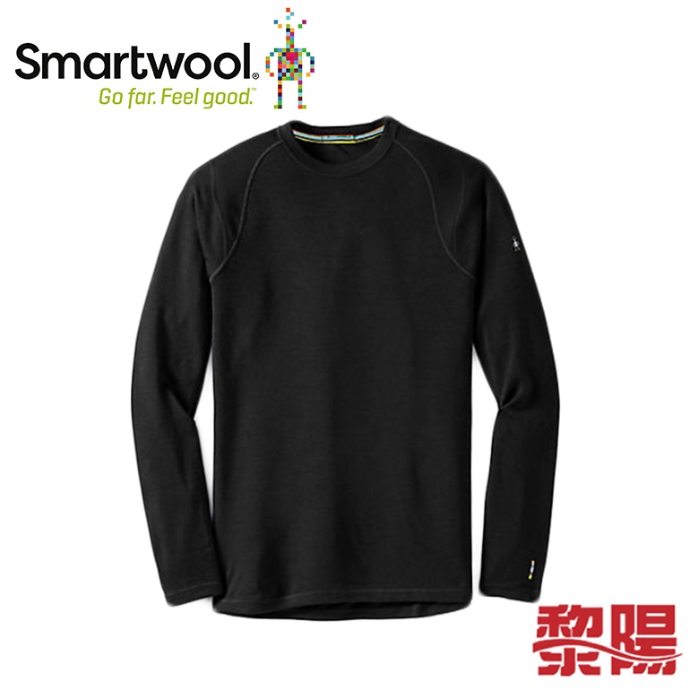 Smartwool 美國 NTS 250羊毛圓領長袖衫 男款 (黑)  美麗諾/保暖/排汗透氣 12SW600001