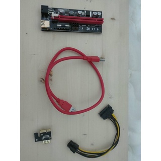 臺灣現貨 PCI-E顯卡延長轉接線 USB3.0轉接卡PCIE1X轉16X