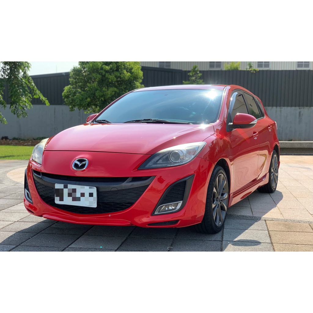 Fb:硬硬的車庫😎馬自達 MAZDA\2011年 MAZDA3 2.0 紅中古車 二手車 桃園 汽車 車用 強力過件