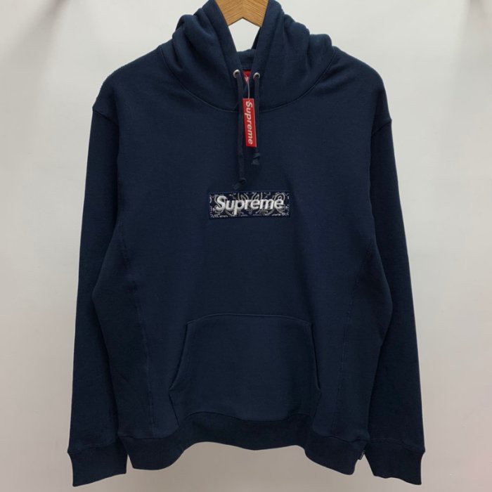 bandana box logo navy