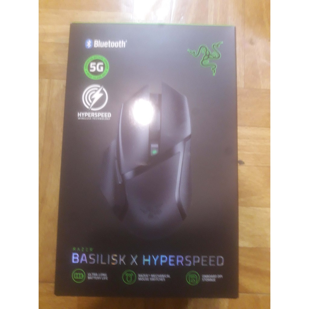 全新雷蛇 Razer 巴塞利斯蛇X速度版 Basilisk X HyperSpeed 無線藍牙滑鼠 5.0