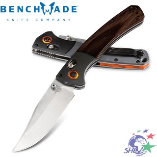 Benchmade Hunt 狩獵系列木柄折刀 Crooked River Folding / 15080-2【詮國】