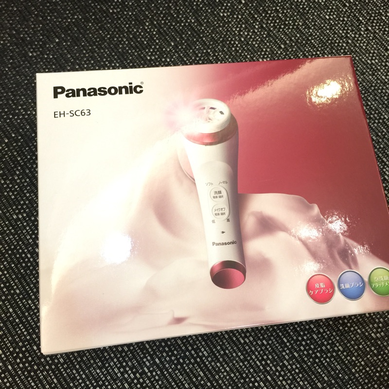 Panasonic溫熱美顏洗臉機　EH-SC63（全新）