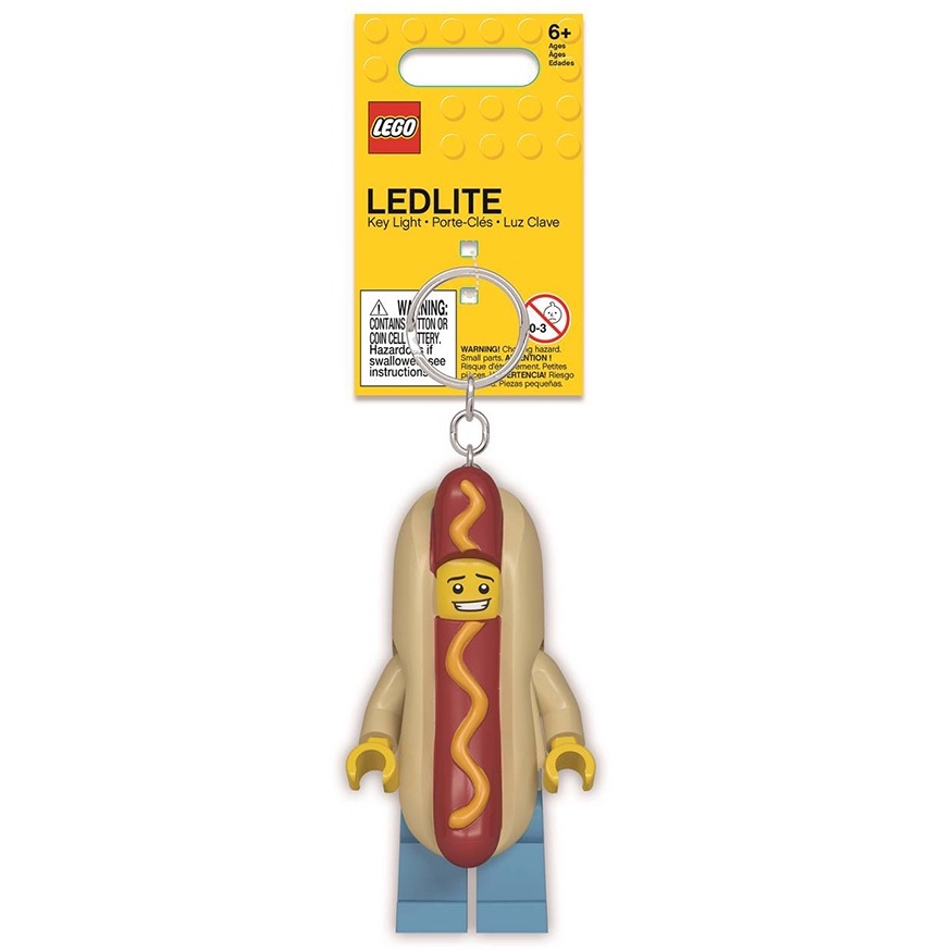[積木樂園] LEGO LGL-KE119 熱狗人 鑰匙圈手電筒