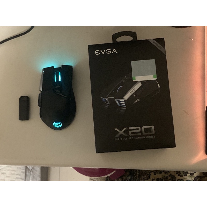 EVGA X20無線滑鼠 極新 完整盒裝