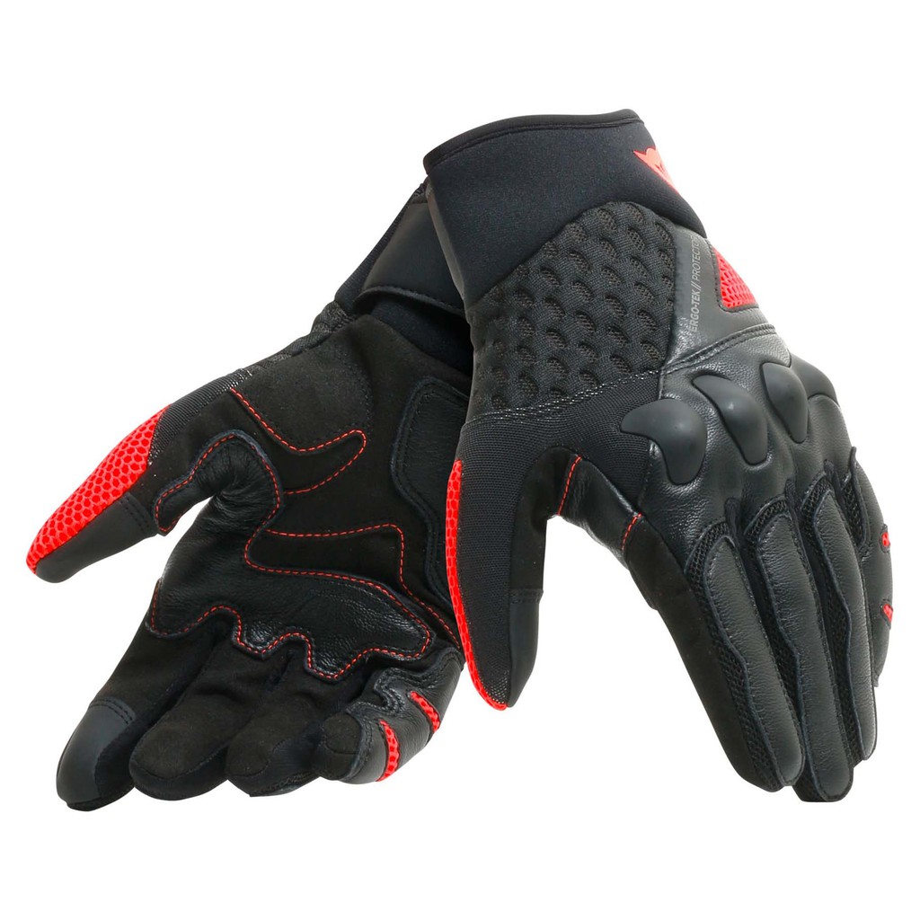 【德國Louis】Dainese X-Moto 摩托車騎士手套 黑紅配色輕巧透氣重機騎士越野風格手套可滑手機210501