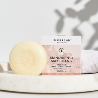 Tisserand 桔與山蒼果精油香皂 Mandarin&May Chang Hand & Body Soap 100g