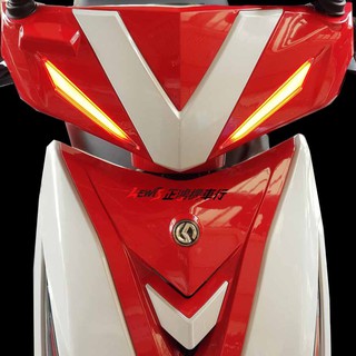 雙刃導光日行燈 JET POWER EVO 125 小燈 LED龍頭定位燈 燈眉 眉燈 【正鴻機車行】