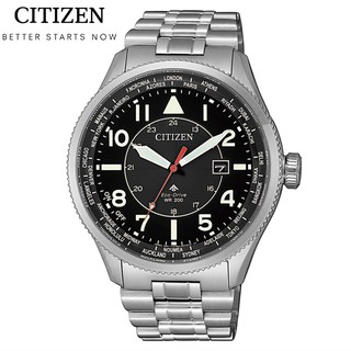 CITIZEN星辰錶 PROMASTER 光動能萬年曆腕表BX1010-53E 黑/44mm