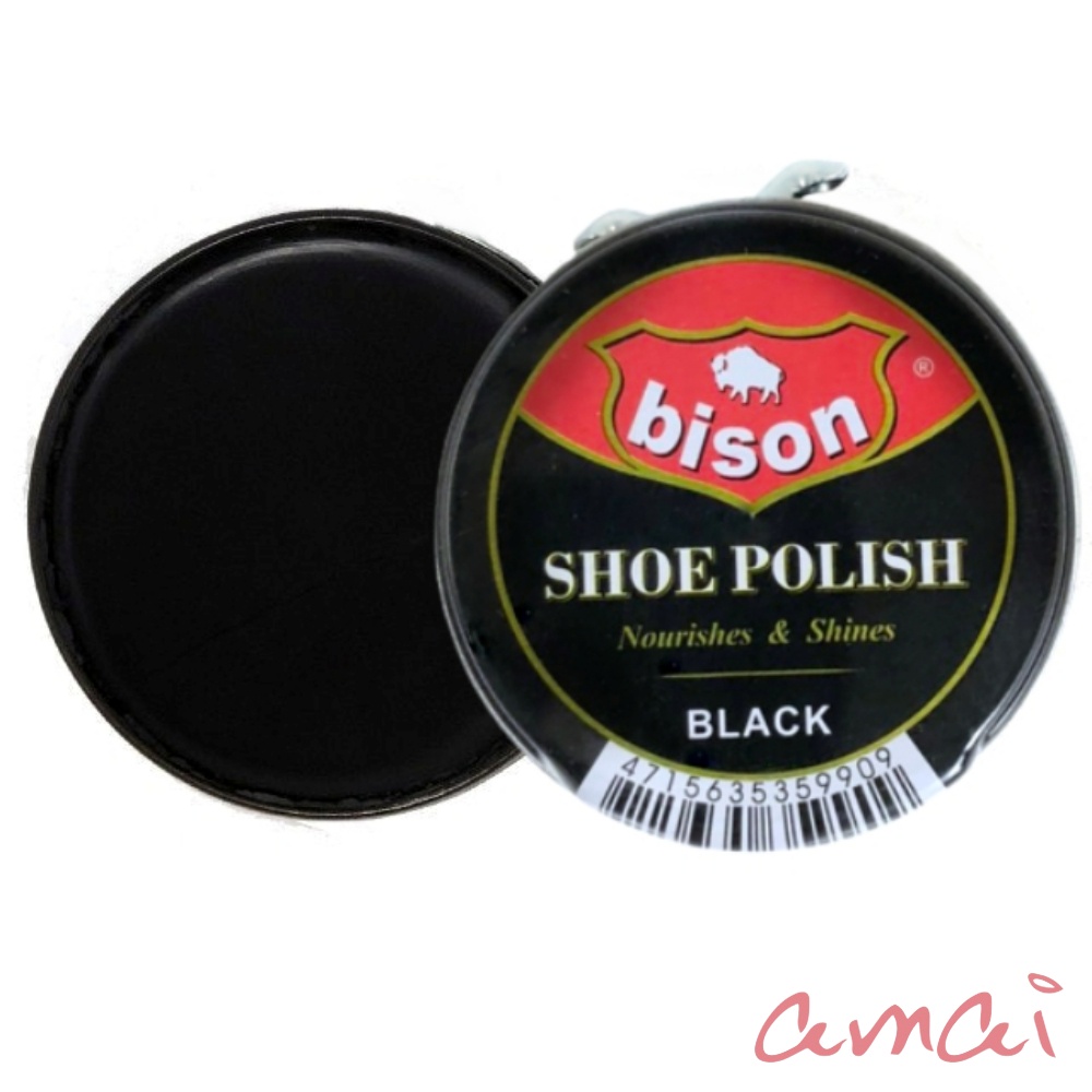 amai 【Bison 鞋油】 20ml 黑色 (固體膏狀) W016