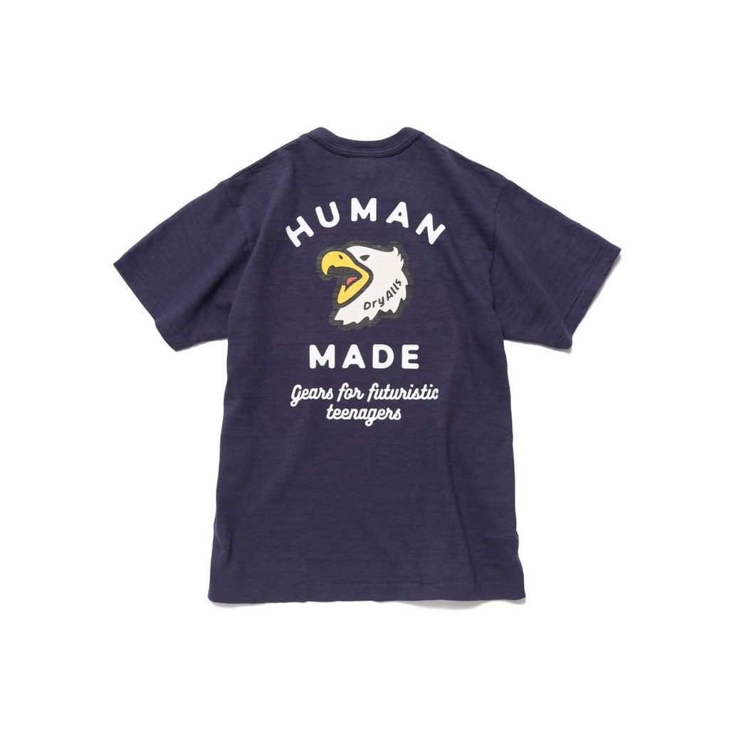 《　小黑痣 現貨　》HUMAN MADE /  POCKET T-SHIRT #1 老鷹 口袋 短TEE