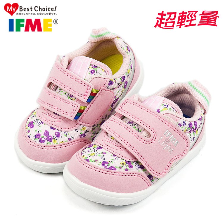 童鞋/日本IFME  light輕量系列/機能學步鞋 寶寶鞋(IF22-902401)粉紅13-15號