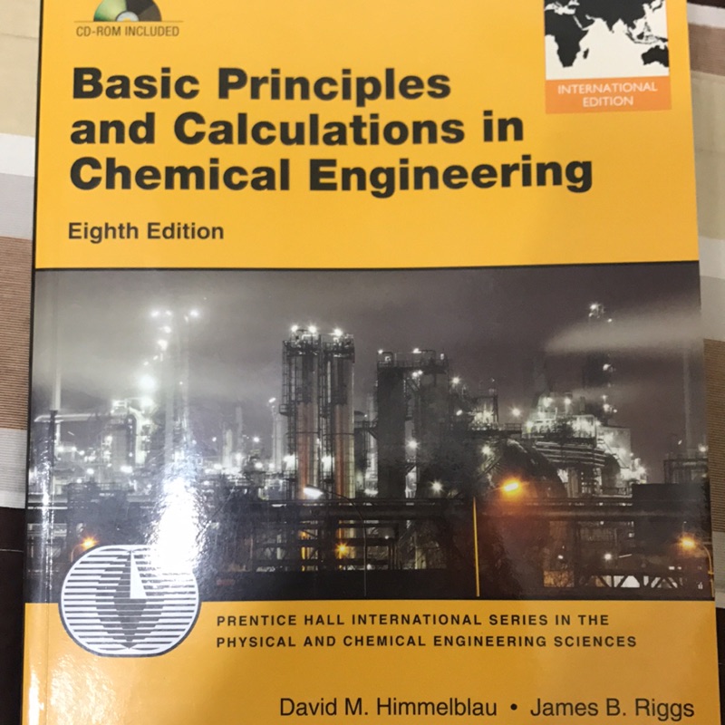 basic principles and calculations in chemical engineering