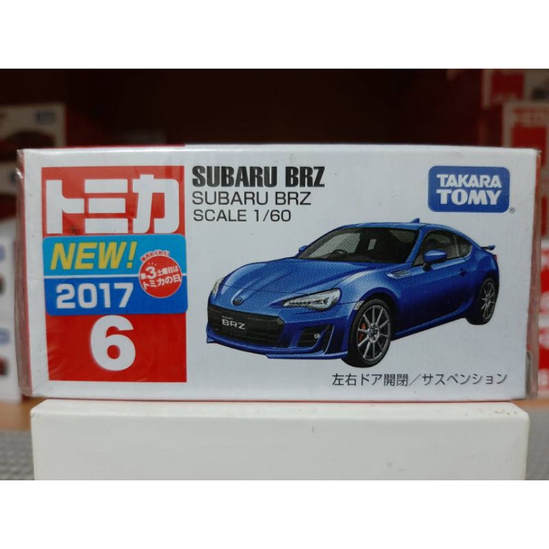 Tomica 6 BRZ 新車貼 全新未拆 附膠盒