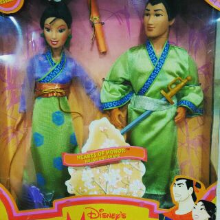 🎄迪士尼 DISNEY 公主 花木蘭 李祥 將軍 Mattel 美泰爾 芭比 娃娃 1997年 絕版