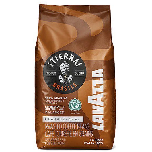 免運~滿額再折扣~LAVAZZA TIERRA BRASILE 巴西 100% 阿拉比卡 咖啡豆 1000g