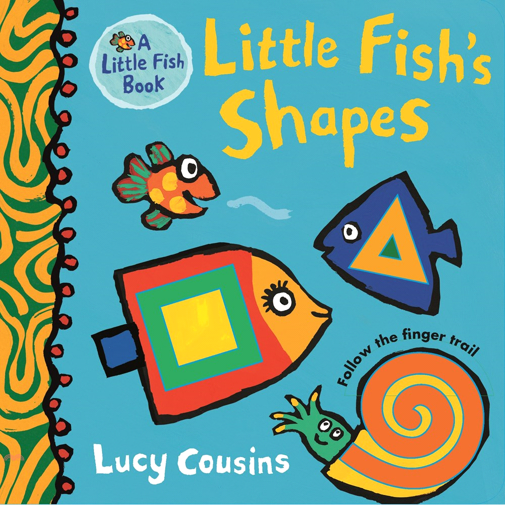 Shapes with Little Fish 硬頁書(美國版)（外文書）