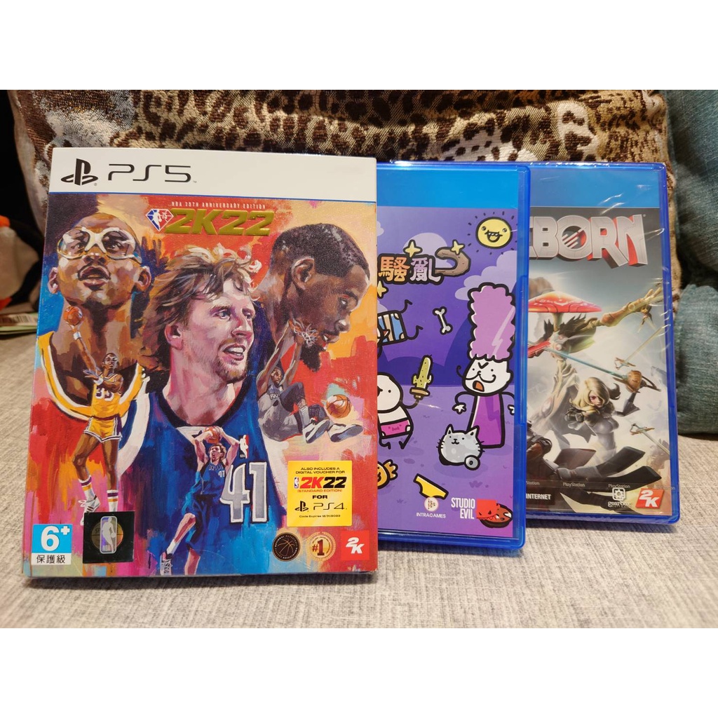 蠻舖子 ♠ 電玩-PS5/PS4通用-NBA 2K22 75週年傳奇紀念版-中英文 全新未拆 加贈MT卡包點數 其他遊戲