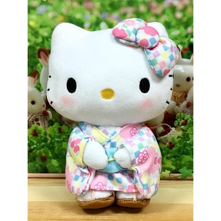 Hello Kitty 絨毛娃娃 (彩花浴衣)