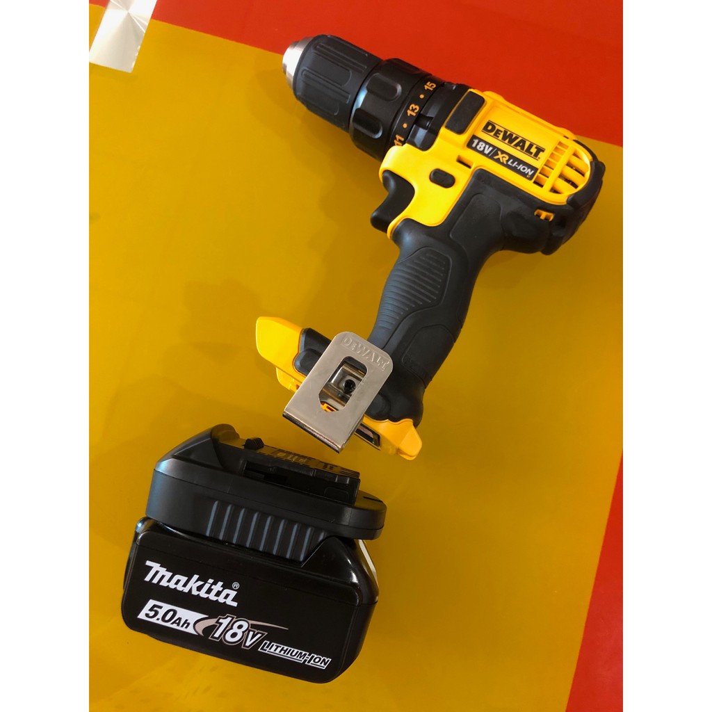 ∞沙莎五金∞ DM18M DEWALT 得偉 米沃奇Makita牧田18V電池轉接座電源轉換器 DM18M、MT20DL