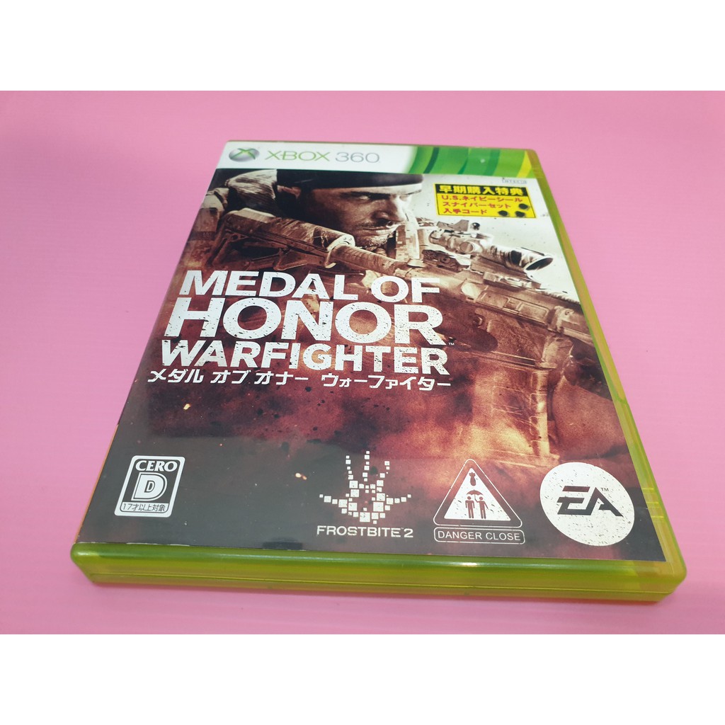 メ 出清價!網路最便宜 XBOX 360 2手原廠遊戲片 榮譽勳章：鐵血悍將 Medal of Honor 賣420而已