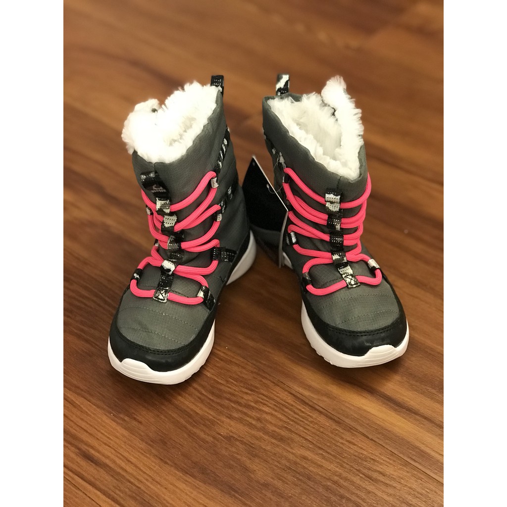 全新Nike 女童運動雪靴（內襯毛）#10c /16cm 限量1雙！！