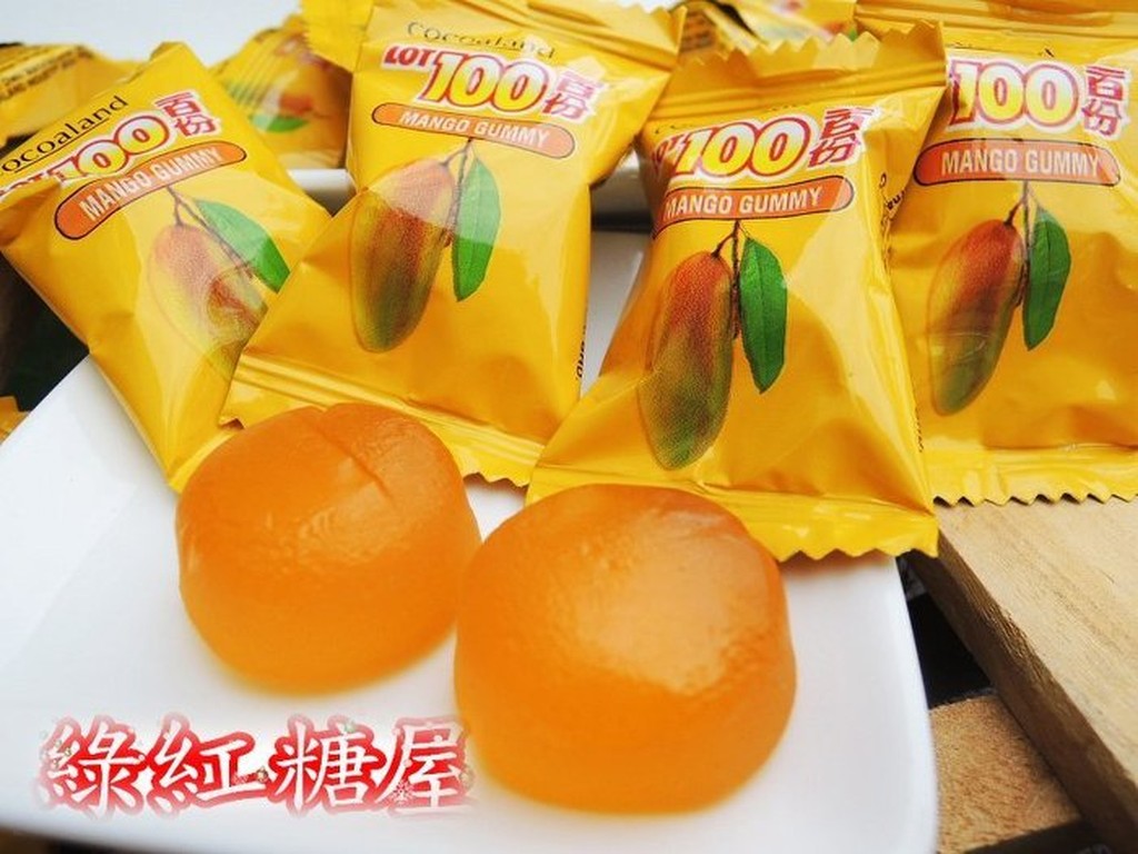 【馬來西亞芒果軟糖】1000克出國或在台都愛買的糖果 一百份芒果軟糖 請客款絕不會出錯喔^^  芒果口味qq軟糖