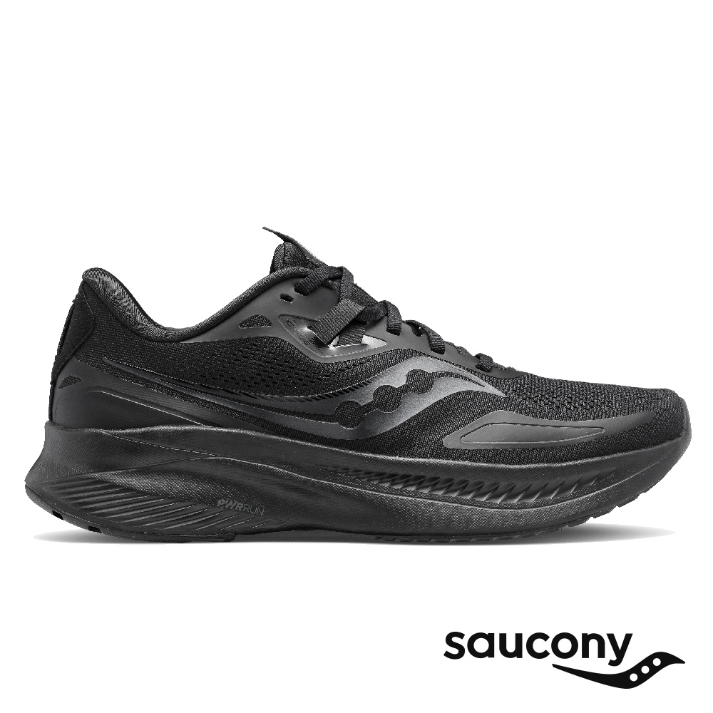 【SAUCONY】慢跑鞋/運動鞋/休閒鞋/男鞋 輕量支撐 原廠貨 GUIDE 15-三色黑