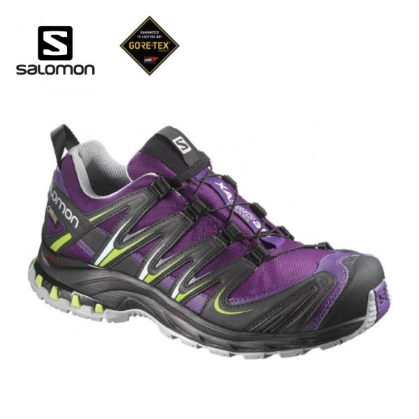 SALOMON 索羅門 女款 XA PRO 3D GORE-TEX W 越野跑鞋〈宇宙紫/黑〉/375937/悠遊山水