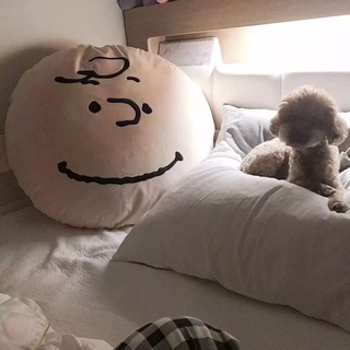 ins創意史努比查理抱枕汽車少女心懶人枕頭靠墊公仔玩偶家居
