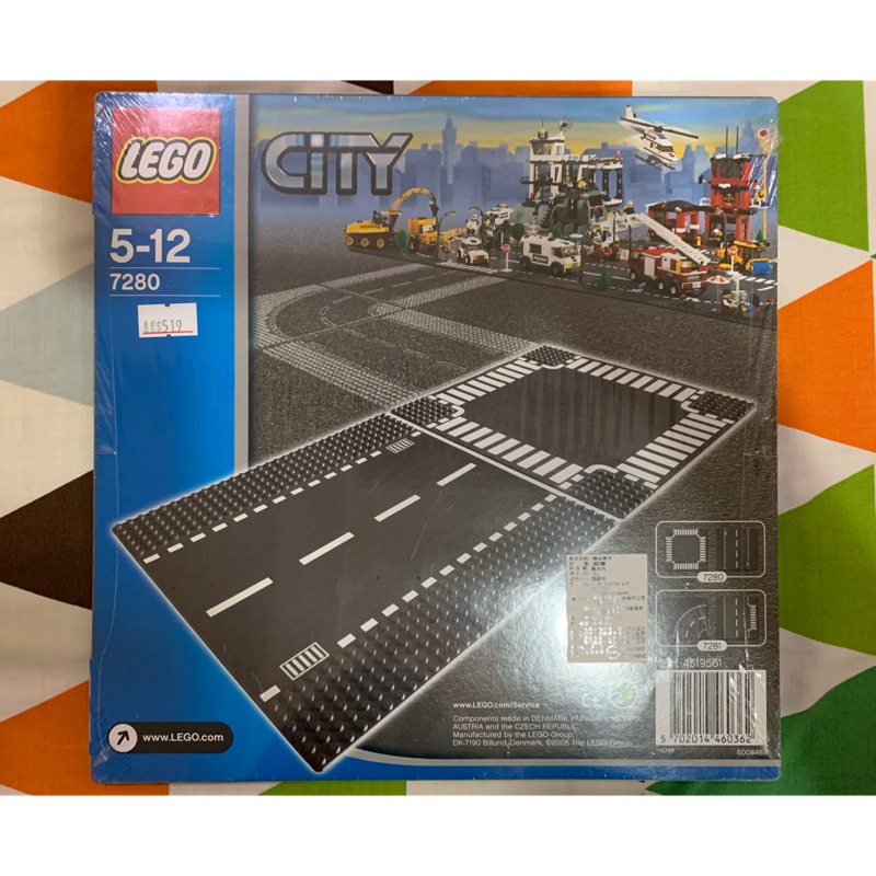 [全新］樂高積木LEGO CITY城市系列 #7280 直線道&amp;十字路口 Straight &amp; Crossroad