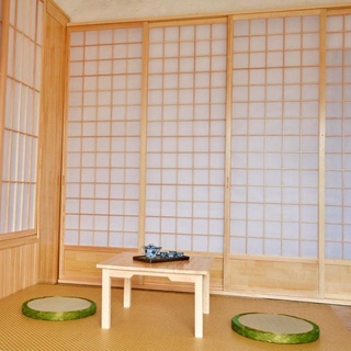 【日式推拉門 和式門 格子門】日式格子屏風隔實木斷推拉門定做和室移門榻榻米格子門日式格子窗