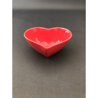 有發票/東昇瓷器餐具=紅心型4吋小缽