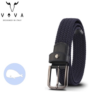 【小鯨魚包包館】VOVA 穿針式皮帶 彈性編織皮帶 VA011-003 穿孔式皮帶