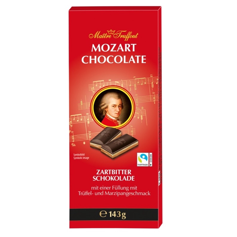 預購❗️《🇨🇿捷克代購》莫扎特黑巧克力 143g