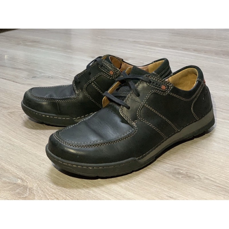 CLARKS Fenway Edge Active Air Vent Men 男皮鞋US7.5 (二手近全新） | 蝦皮購物