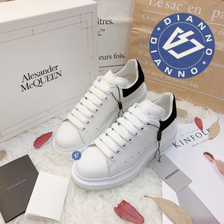 實體店面 Alexander McQueen MCQ 麥昆 皮革 麂皮 白黑 黑尾 厚底 增高鞋 小白鞋 休閒 女鞋