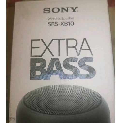 Sony藍牙喇叭 bass SRS-XB10