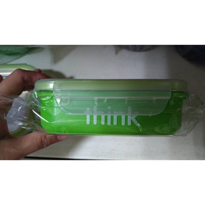 （全新）thinkbaby便當盒-綠色