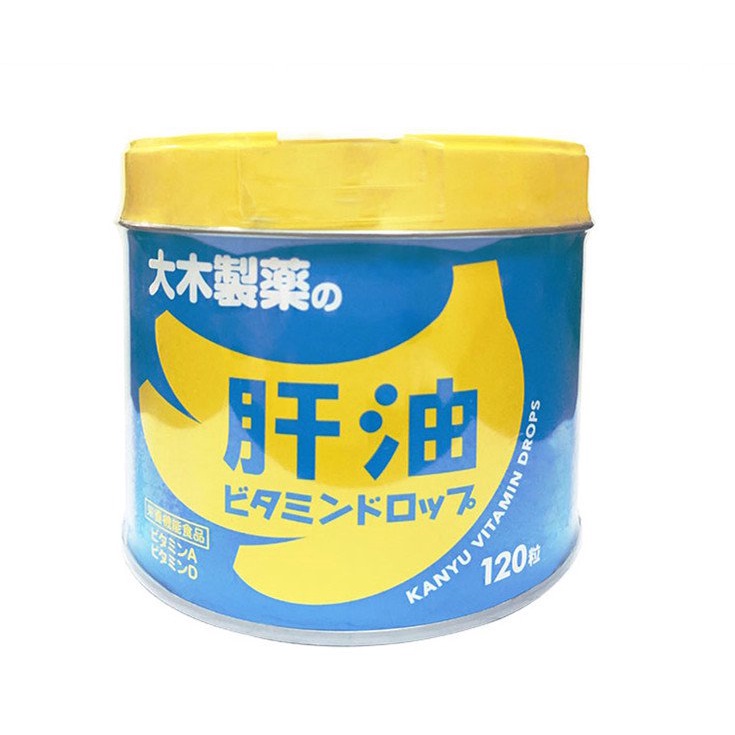 日本大木製藥兒童肝油 富含維生素AD 120粒 bKRw