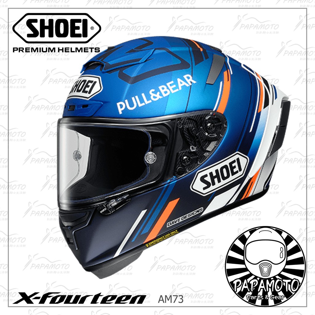 【趴趴騎士】SHOEI X14 AM73 (公司貨 alex 馬弟 motogp 全罩安全帽