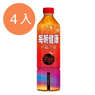 每朝健康無糖紅茶650ml(4入)/組【康鄰超市】
